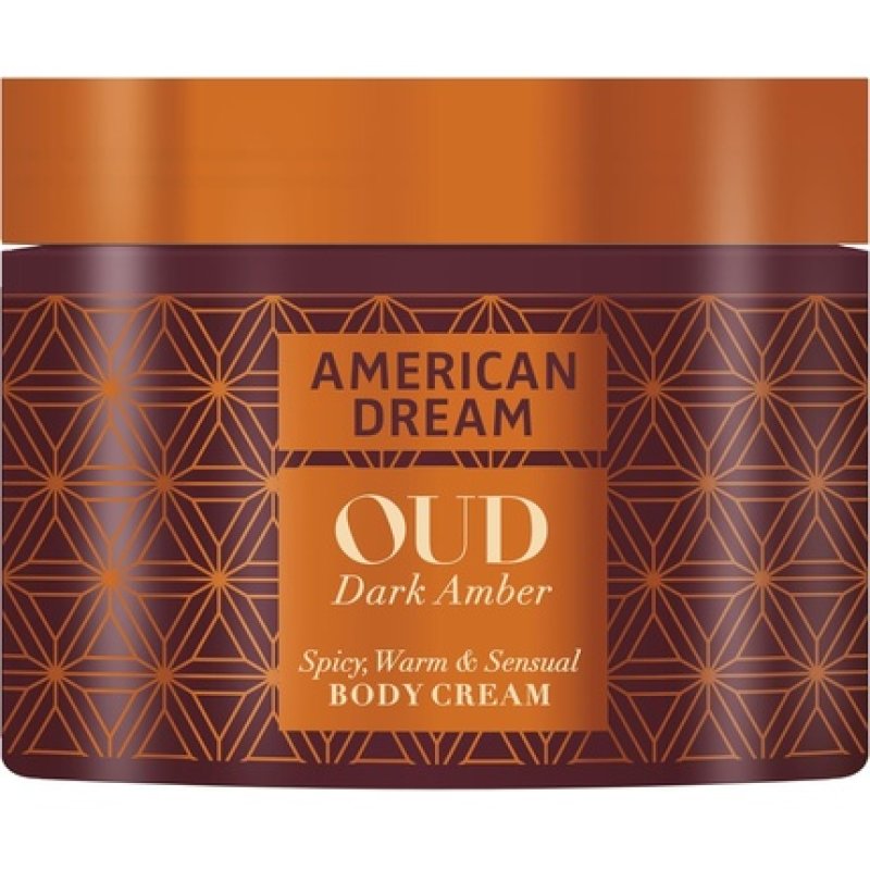 American Dream Oud Dark Amber Spicy Sensual Body Cream with Cocoa Shea Butter 500ml 17.6 fl.oz