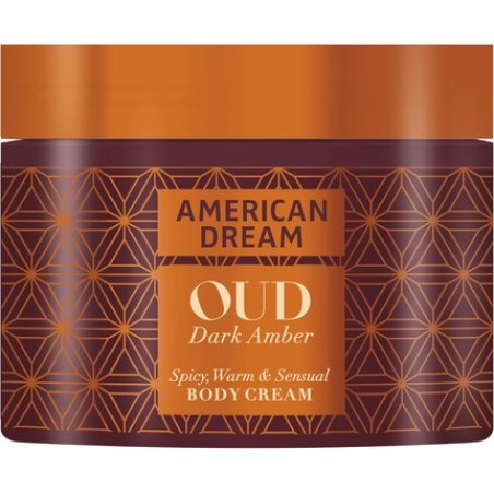 American Dream Oud Dark Amber Spicy Sensual Body Cream with Cocoa Shea Butter 500ml 17.6 fl.oz