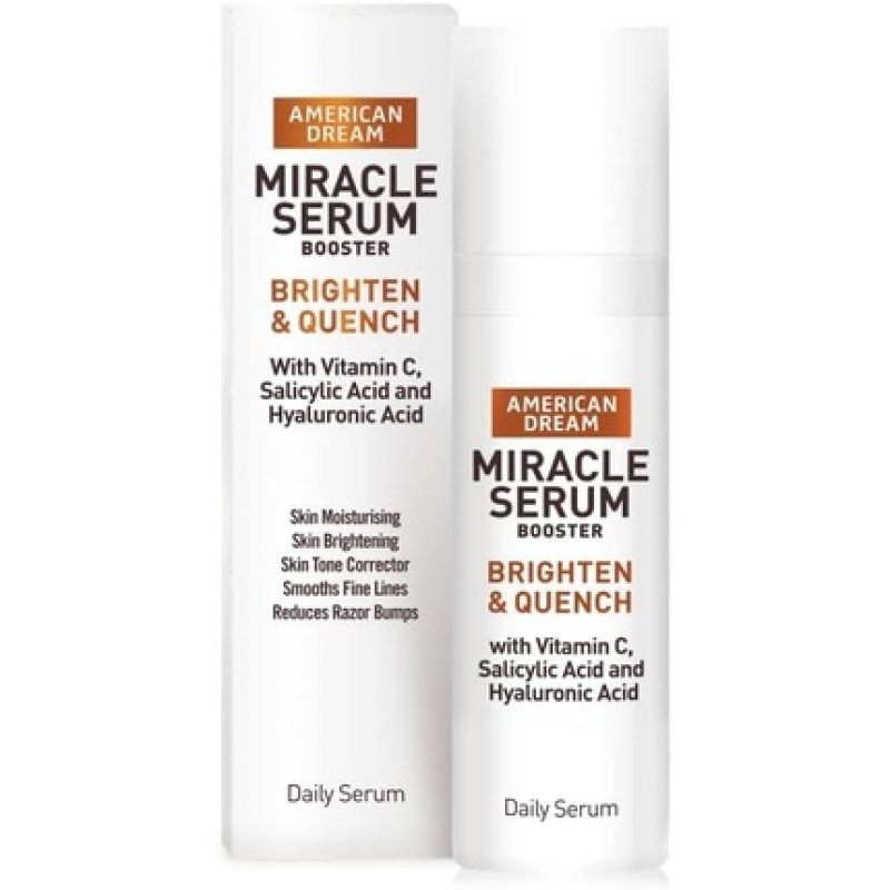 American Dream Advanced Miracle Serum 50ml with Hyaluronic Acid - Brightening