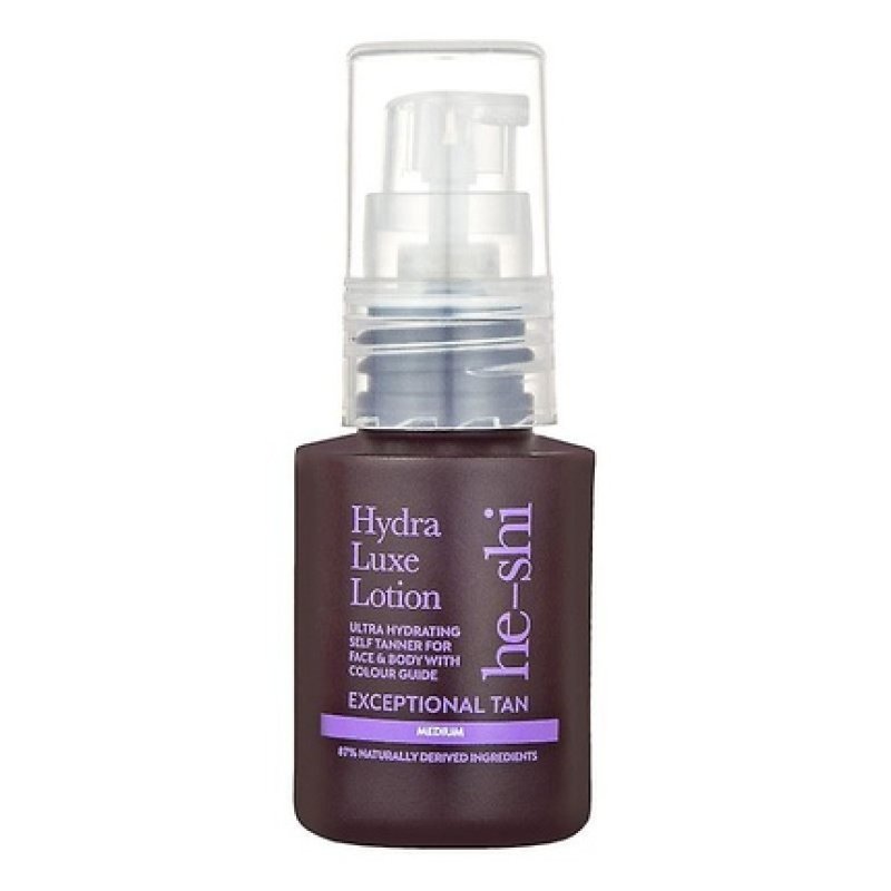 He-Shi Hydra Luxe Lotion Ultra Hydrating Exceptional Self Tanner For Face & Body - 30ml