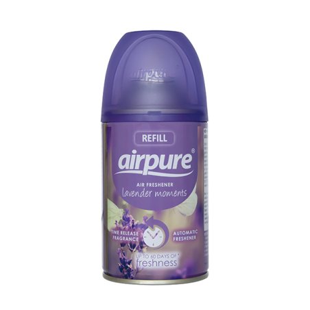 AIRPURE Air-O-Matic Air Freshener Refill 250ml Lavender Moments Fragrance