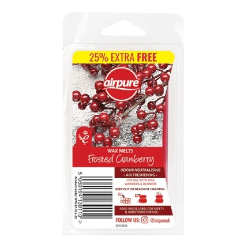 Airpure Wax Melts Frosted Cranberry - 86g