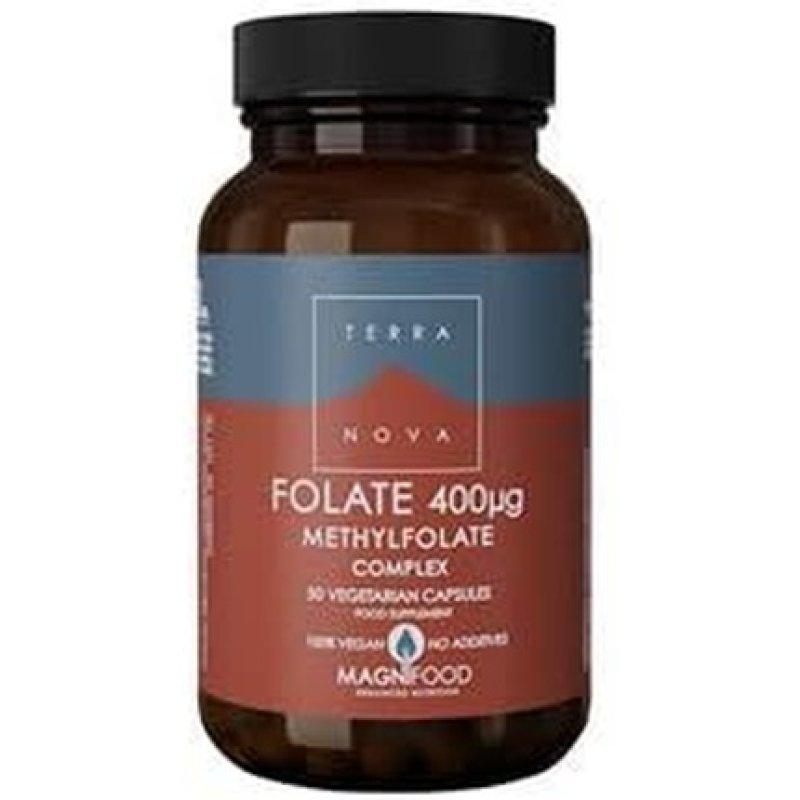 TERRANOVA Folate 400mcg Complex 50 Vegicaps