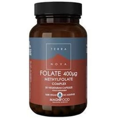 TERRANOVA Folate 400mcg Complex 50 Vegicaps