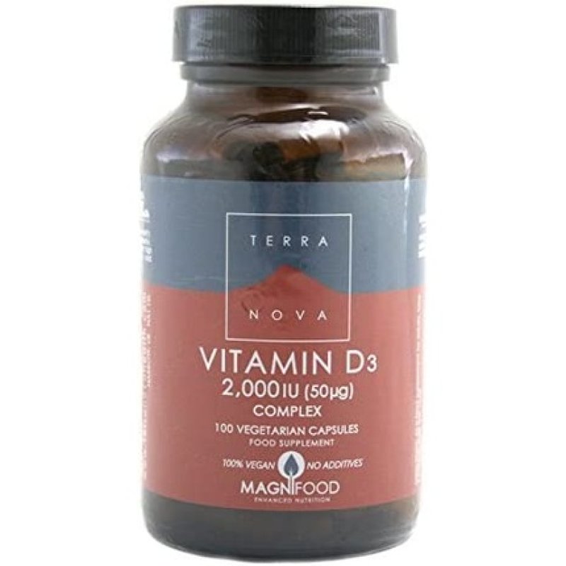 Terranova Vitamin D3 2000iu Complex 100 Capsules