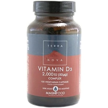 Terranova Vitamin D3 2000iu Complex 100 Capsules