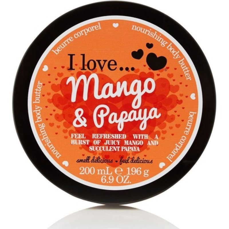 I Love Mango & Papaya Body Butter with 87% Naturally Derived Ingredients