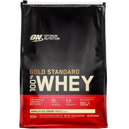 Optimum Nutrition 100% Whey Gold Standard Delicious Strawberry 10 lbs