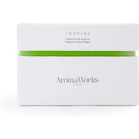 Aromaworks - Inspire Candle 3 Wick - Bergamot And Black Pepper - Soy Wax