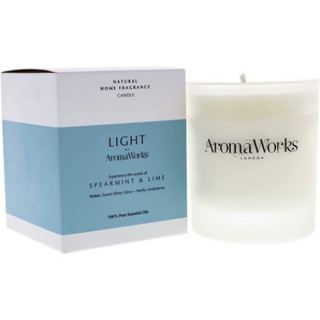 AromaWorks Spearmint and Lime Light Candle 7.76 oz