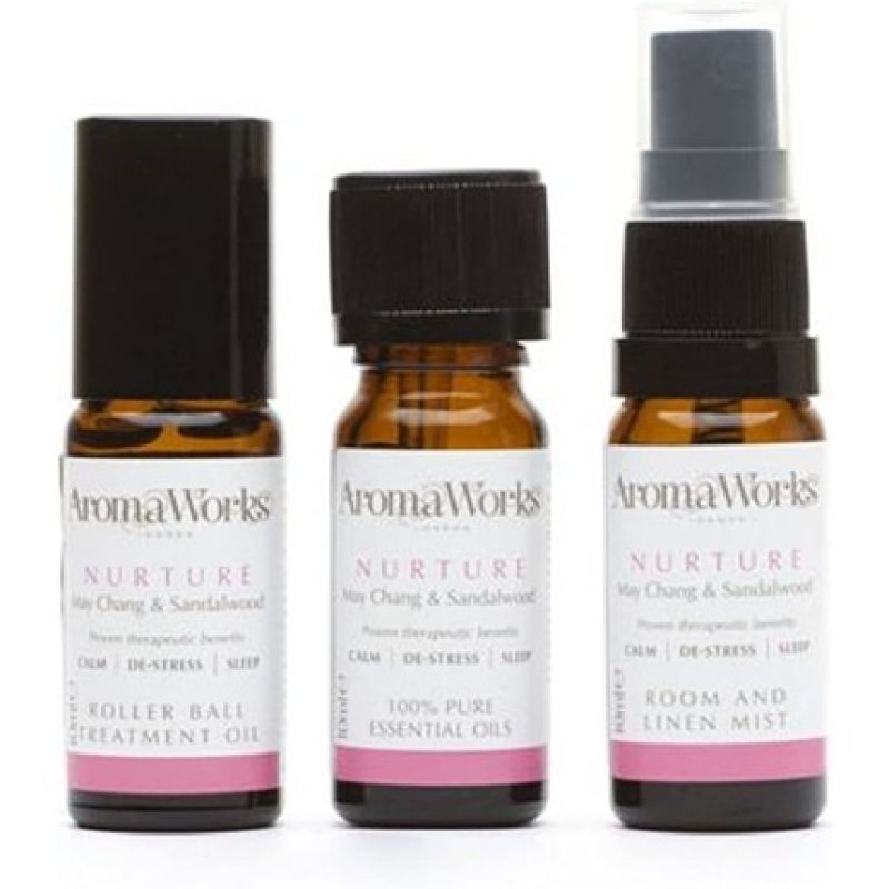 Aromaworks Nurture Wellbeing Trio 10 Ml Gift Set | Experience The Scents Of May