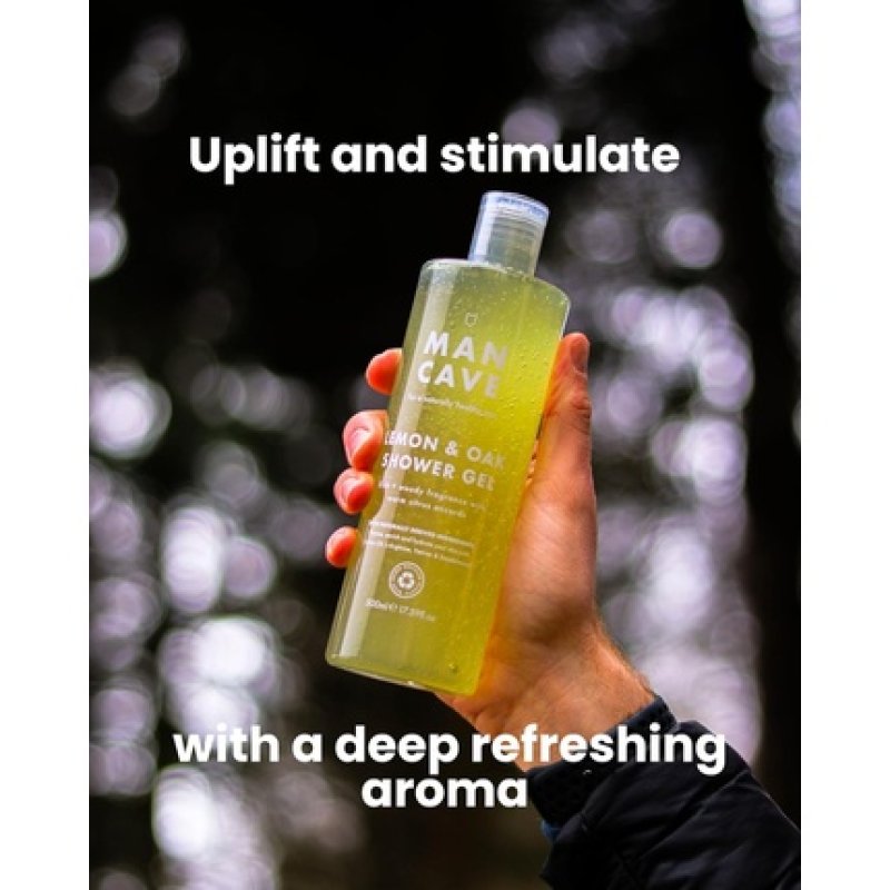 ManCave Lemon and Oak Shower Gel 500ml