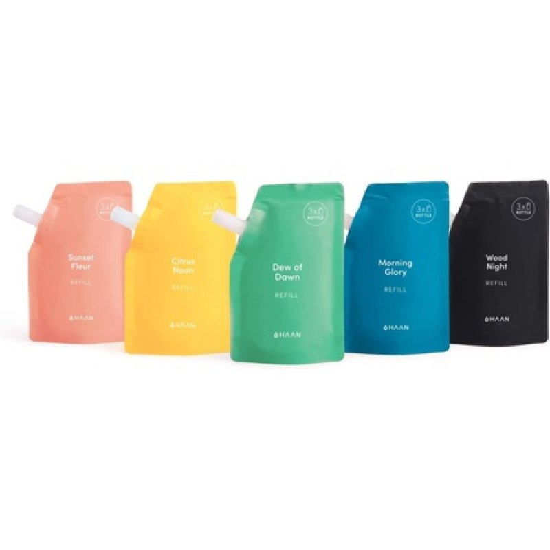 HAAN Hand Cleaner Refill Moisturizing with Aloe Vera 100ml Dew of Dawn Scent
