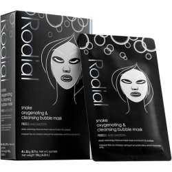 Rodial Snake Oxygenating & Cleansing Bubble Sheet Mask Individual Sachet 4 Count