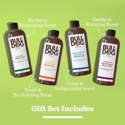 Bulldog Skincare Multi-Fragrance Shower Gel Gift Set for Men