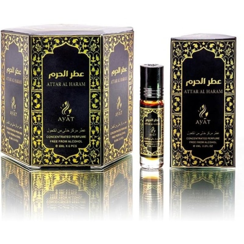AYAT Perfumes Fragrance Oil for Men & Women - Long Lasting Attar Al Ahram 6ml - Pack of 6