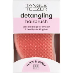 Tangle Teezer The Thick And Curly Detangling Hairbrush Wet & Dry Hair Terracotta