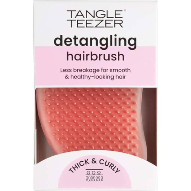 Tangle Teezer The Thick And Curly Detangling Hairbrush Wet & Dry Hair Terracotta