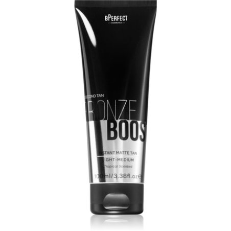 BPerfect Bronze Boost Instant Matte Tan - Self-Tanning Cream for Body and Face, 100 ml