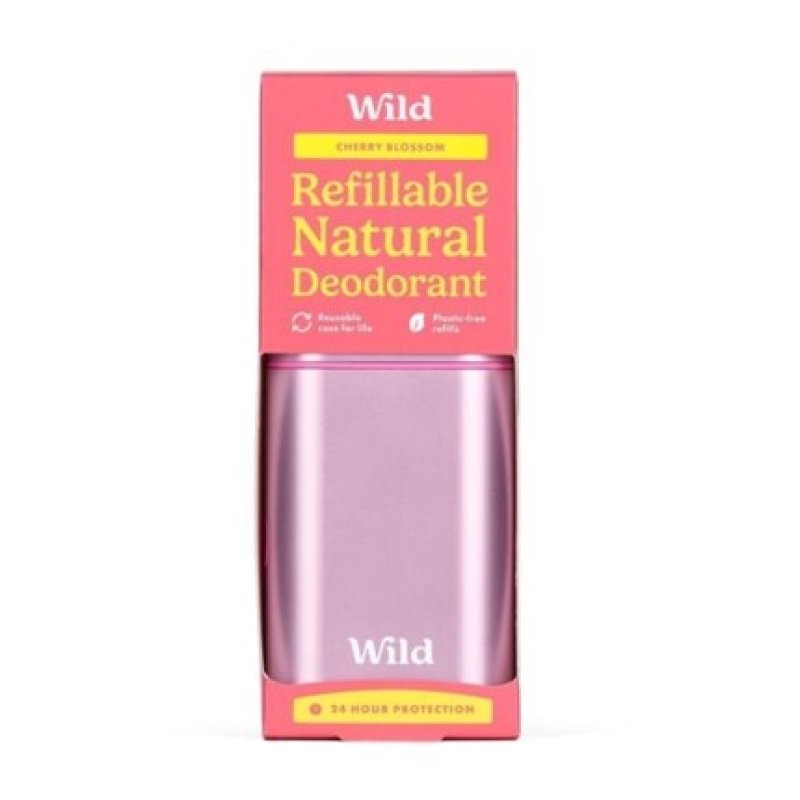Wild Refillable Natural Deodorant Cherry Blossom 40g