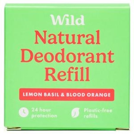 Wild Wild Natural Deodorant Refill Lemon Basil Blood Orange 40g