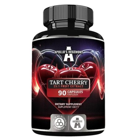 Apollo's Hegemony Tart Cherry Dietary Supplement 90 Capsules