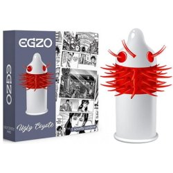 Egzo Ugly Coyote Condom With Pleasurable Spikes Medium 1 Piece