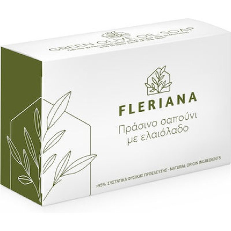 Power Health Fleriana Green Soap Bar With Olive Oil 100g