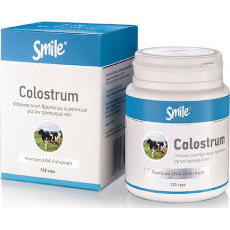 Am Health Smile Colostrum With Organic Colostrum For Immune Support - 120 Capsules