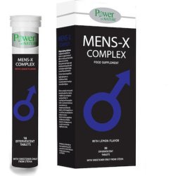 Power Health Men's X Complex Stevia Dietary Supplement For Erectile Function - 32 Effervescent Tablets