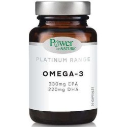 Power Health Platinum Range Omega-3 Epa 330mg Dha 220mg Dietary Supplement With Omega 3 Fatty Acids - 30 Plant Capsules