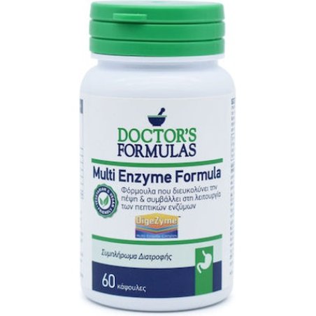 Doctor's Formulas Multi Enzyme Formula - 60 Capsules