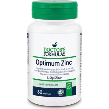Doctor's Formulas Optimum Zinc Dietary Supplement For The Immune System - 60 Capsules