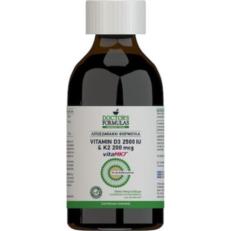 Doctor's Formulas Vitamin D3 2500 Iu With K2 200 Mcg - 150 Ml