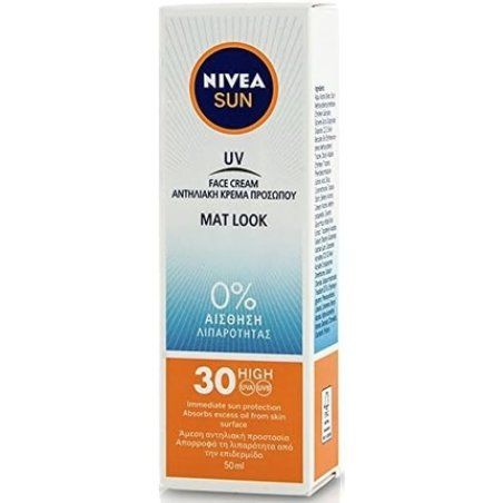 Nivea Sun UV Sunscreen Face Shine Control Cream with Mat Look SPF30 50ml