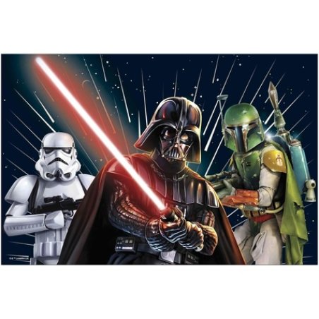 Procos Plastic Tablecloth Star Wars Galaxy 180 x 120 cm