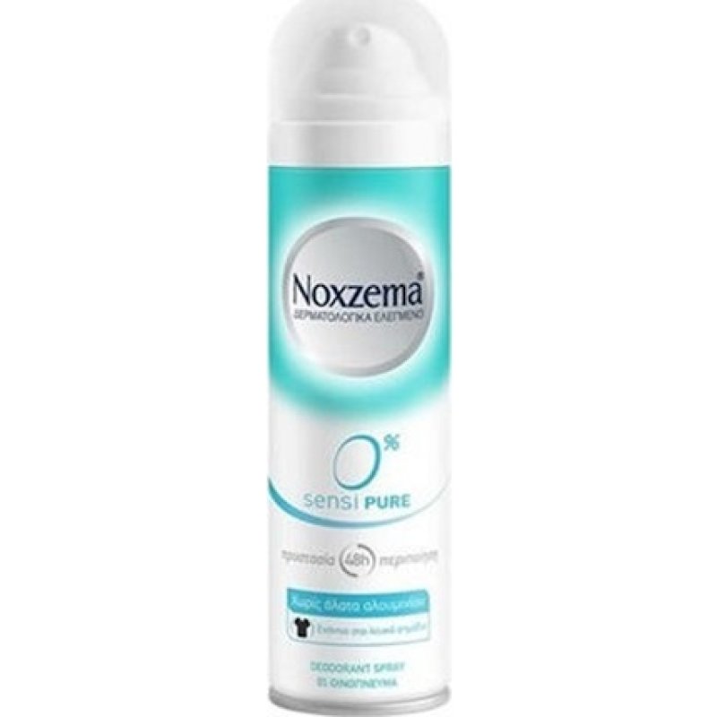 Noxzema Sensipure 0 Deodorant Spray 150ml - Gentle And Effective Protection