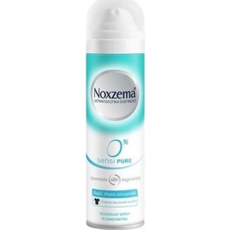 Noxzema Sensipure 0 Deodorant Spray 150ml - Gentle And Effective Protection