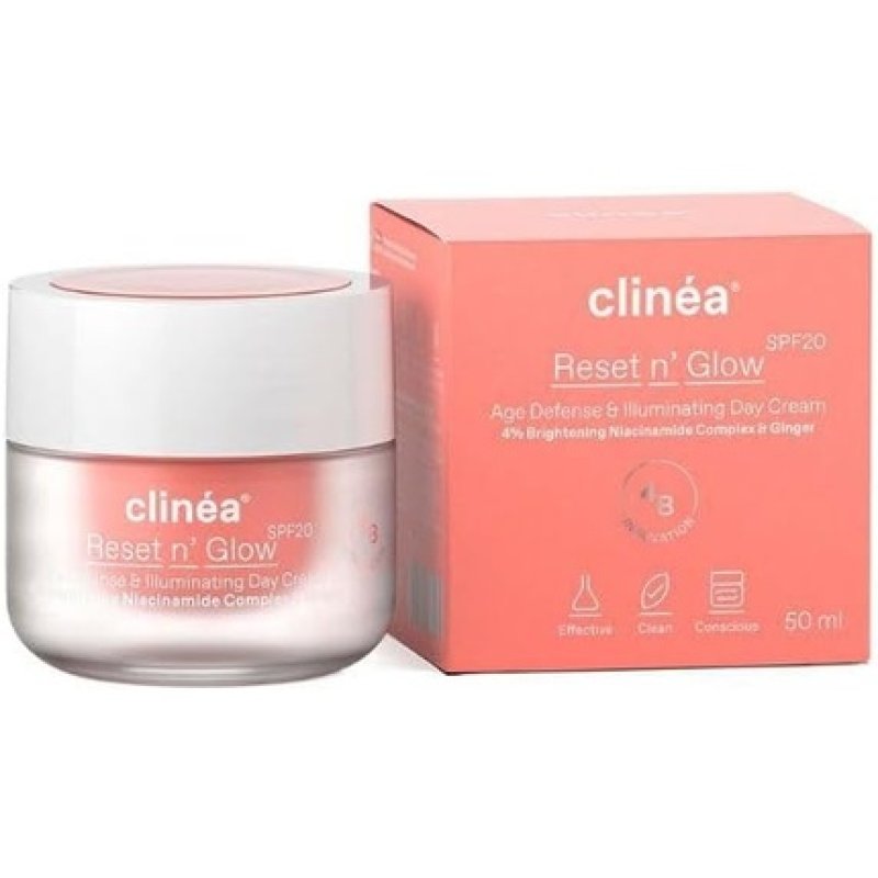 Clinéa Reset n’ Glow Age Defense & Illuminating Day Cream SPF20 50ml