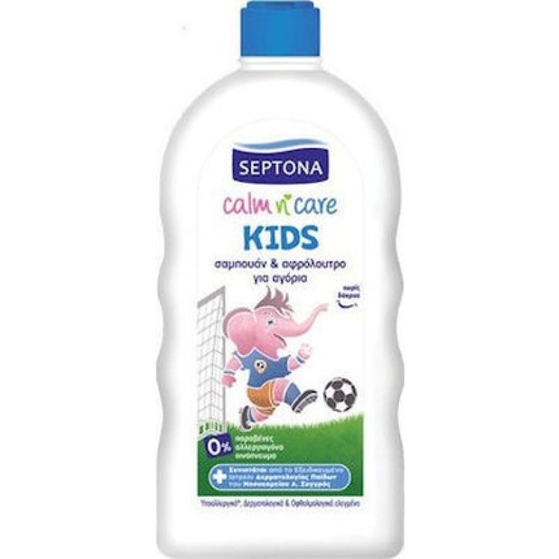Septona Calm N Care Kids Shampoo And Shower Gel For Boys 750ml
