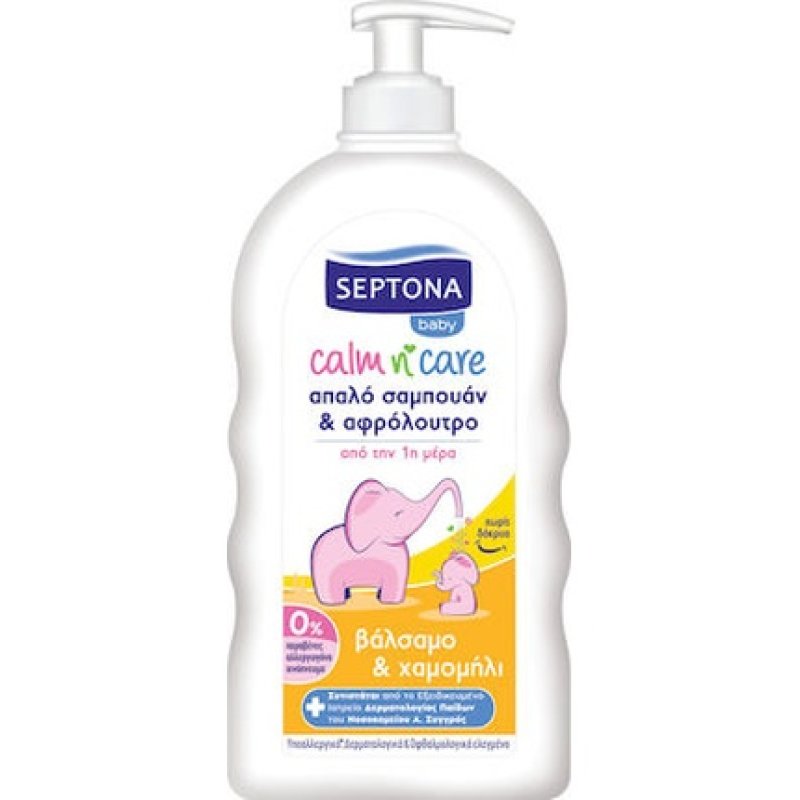Septona Baby Calm Care Baby Shampoo And Shower Gel With Balm Chamomile 500ml