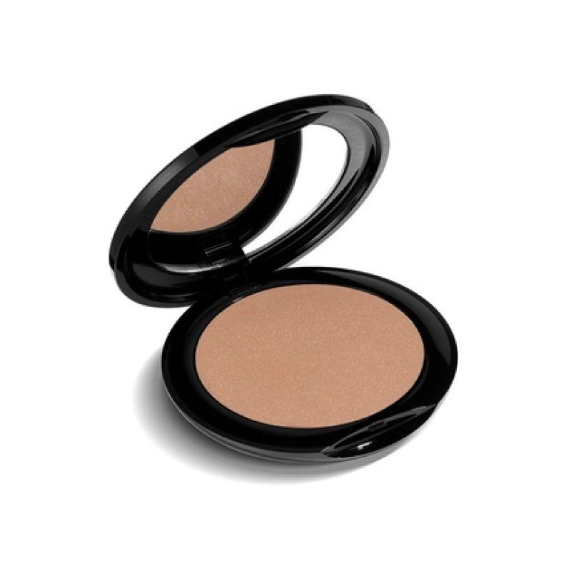 Radiant Professional Perfect Finish Compact Face Powder Makeup Setting Powder with Face Sponge Medium Tan 05