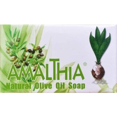 AMALTHIA Olive Oil Natural Soap with Wild Onion for Hair Loss 125g