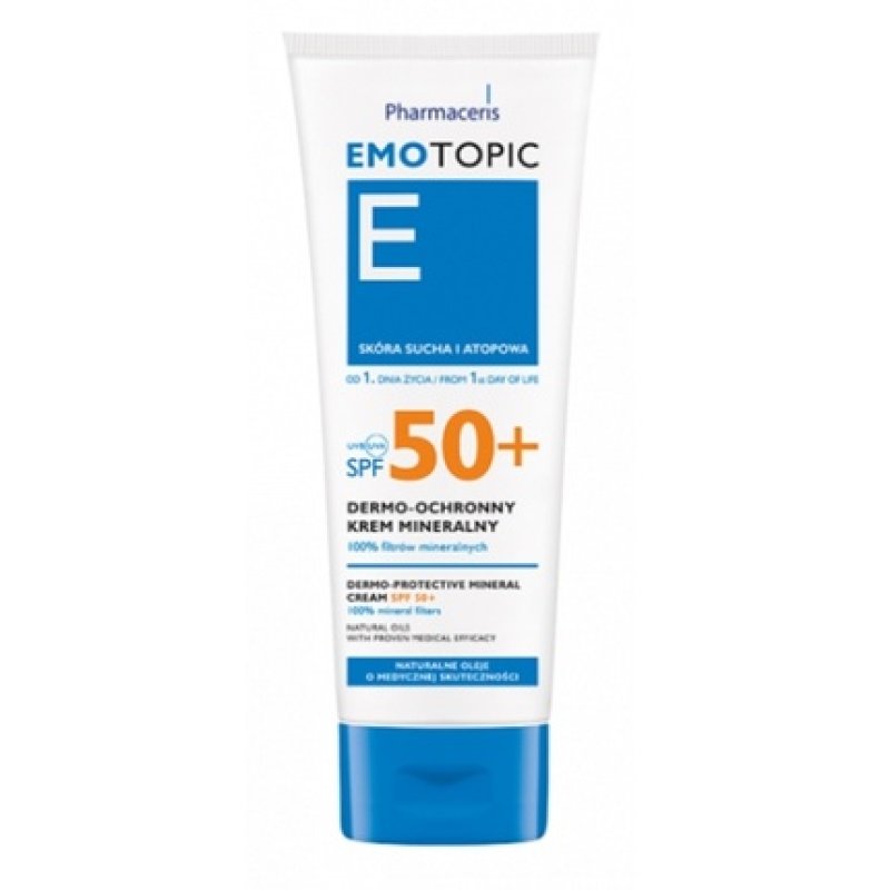 Pharmaceris Emotopic Protective Cream 100 Mineral Filters Spf 50 From 1 Day Of Life 75 Ml