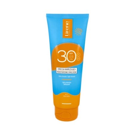 Lirene Moisturizing Emulsion Spf 30 120 Ml - Protects And Hydrates Your Skin