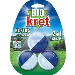 Kret Bio Flush Block with Enzymatic Activator 50g - Pack of 3