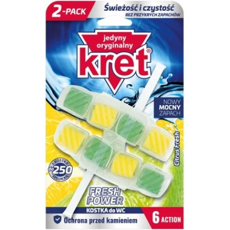 Mole Toilet Hanger Citrus Fresh 2x40g - Pack of 2