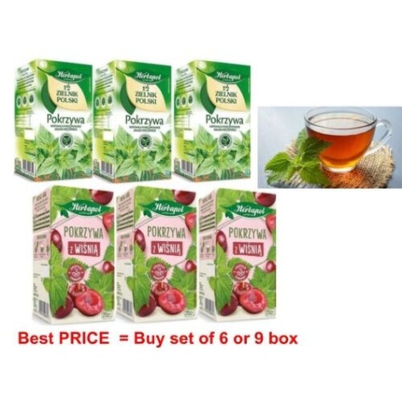 Nettle Herbal Tea with Cherry 60-180 Bags