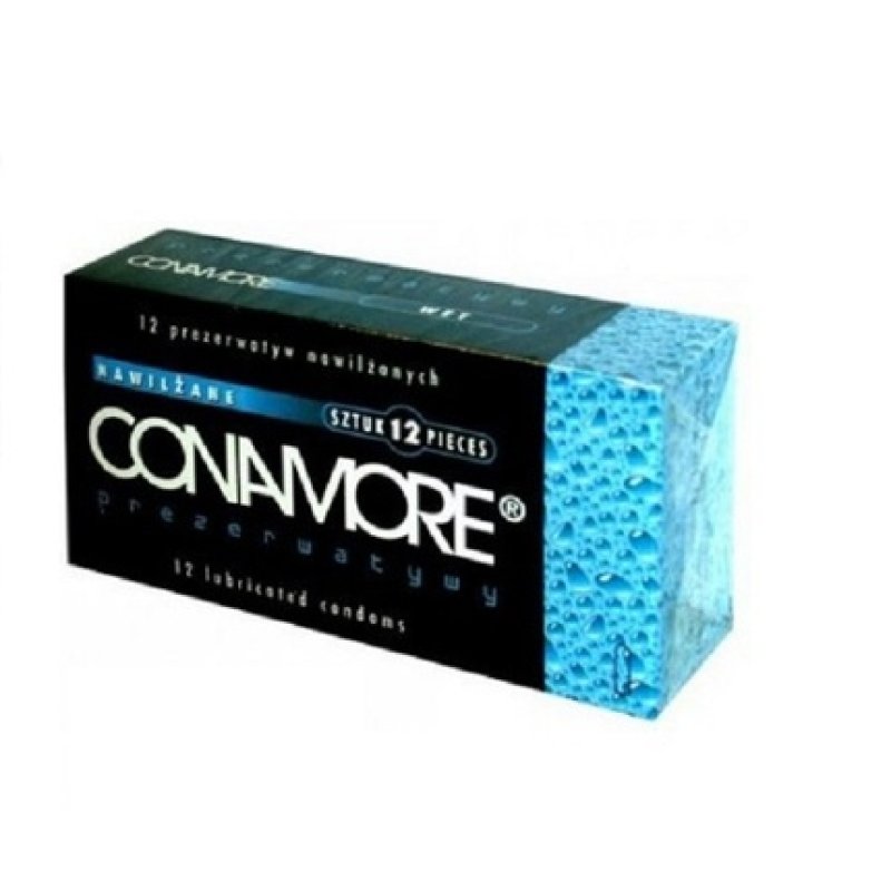 Conamore Lubricated Condoms, 12 Pack