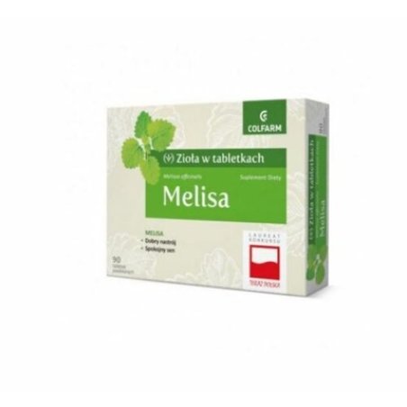 Melisa Lemon Balm Tablets for Stress and Good Mood